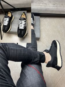 Breathable Boosting Dad Shoes Korean Style Sporty Casual Summer 2025 Trendy Mens Shoes Slip-On round Toe Rubber Outsole