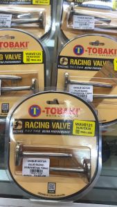 TOBAKI RACING VALVE SET (2SET) INTAKE & EXHAUST ( IN31/EX27 ) ( IN30/EX26 ) ( IN28/EX24 ) ( IN27/EX23 ) WAVE125/WAVE110