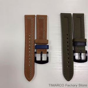 20mm 22mm Leather Band for Samsung Galaxy watch 7 6-4 classic/5/pro/Active 2 40mm 44mm Bracelet for Huawei Watch GT 4/2e/3 Strap