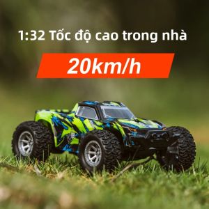 Xe Điều Khiển Từ Xa Mini Tỷ Lệ 1:32 Có Đèn LED 4 Kênh Tốc Độ Cao Sạc Lại Được Xe Địa Hình Dành Cho Quà Tặng Bé Trai - S801 S802 S803 S638 S658