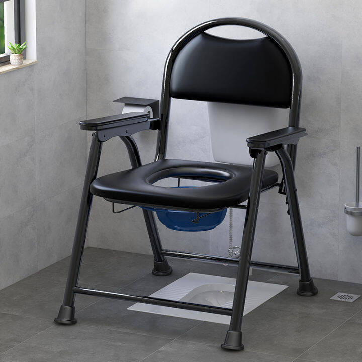 Potty Chair for Elderly Heavy Duty Folding Toilet Chair Toilet