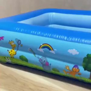 TAIYO Aquatic Kolam Renang Karakter 120Cm Kolam 2 Meter Swimming Pool 2-Ring Rectangular Premium Quality Bahan Tebal