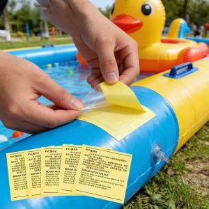 5/10PCS Transparent Self Adhesive Sticker Cloth Patches Outdoor Tent Repair Tape Inflatable Toys Pool Float Air Bed Patch Kit