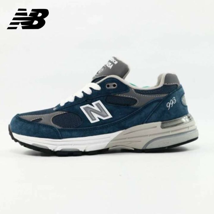 SEPATU NB NEW BALANCE 993 NAVY Sepatu Kulit Unisex Sneaker Medium