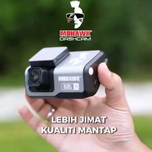 Mohawk A400S Lite Dual Dashcam 2.5K QHD (1440P+1080P) | Car Dashcam Kereta Depan Belakang Wifi App
