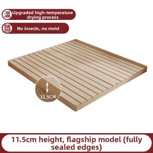 Solid Wood Japanese Low Platform Bed Ventilation And Moisture Proof