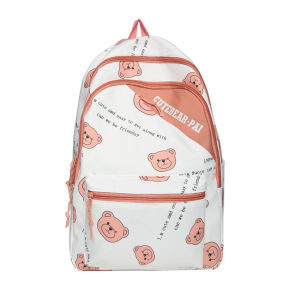 กระเป๋าเป้ กระเป๋าสะพาย แฟชั่น กระเป๋าหนังสือ ผ้าไนลอน 25L ความจุขนาดใหญ่ กระเป๋าสะพายหลัง กระเป๋านักเรียน กระเป๋าผู้หญิง กระเป๋าผู้ชาย ปรับสายได้