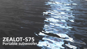 ZEALOT S75 Portable Bluetooth Speaker 3000mAh Waterproof IPX6 Deep Bass Bluetooth 5.2 Type-C Fast Charging