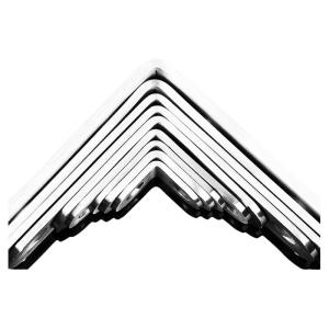 Stainless Steel L-Shaped Bracket 90 Degree Right Angle Fixator Triangular Iron Support Connector Sheet Metal Hardware