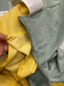 Bộ 2 khăn vải lau chùi đồ cửa sổ gương đa năng sợi nhỏ microfibre Pepprig IKEA