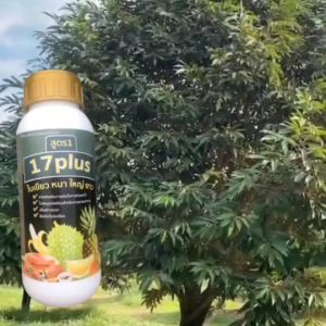 17 Plus สิบเจ็ด พลัส ปุ๋ยทางใบ ผลิตภัณฑ์สร้างความสมดุลให้แก่พืช สมบูรณ์ สะสมอาหาร เพื่อให้ใบใหญ่ใบหนา