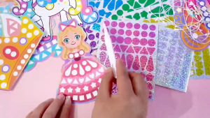DIY Mirror Mosaic Sticker Art Kit 720+ Stickers - 10 Designs - Creative Craft Gift for Kids - Gift for Kids