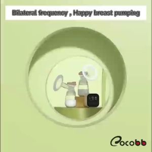COCOBB Portable Double Electric Pump Painless Massage Rechargeable Breast Pump Breast Massager