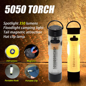 Pocket Mini Flashlight Strong Light Long Endurance Key Clip Portable Cap Clip Magnetic Hook Rechargeable Led Light Outdoor Key Clip Cap Ambient Led Long Endurance Disaster Emergency 5050 Small Light