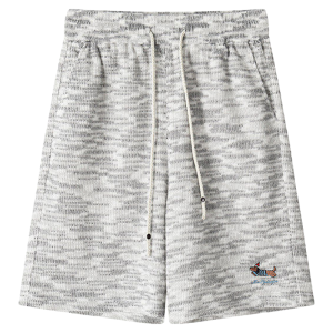 ZHUOCAN | Quần Short Knit Thêu Dachshund