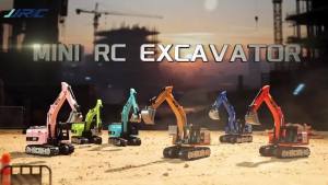 WLtoys | JJRC 1:64 2.4G MINI RC Excavator Engineering Vehicle Alloy Desktop RC Dump Truck Remote Control Excavator Engineering Car Toys