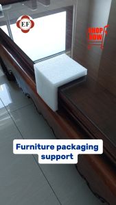L-shaped protectors for furniture packaging providing additional stability and safeguarding