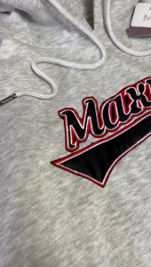 Hoodie Pria Wanita Distro Maxpro Logo Full Bordir