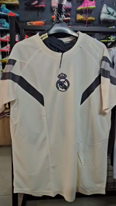Bộ Đồ Bóng Đá CLB Real Madrid Kem Siêu Đẹp - Đồ Thể Thao Nam Nữ Thun Cao Cấp Thoáng Mát
