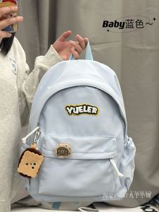 Schoolbag Junior High School Girls Vitality Young Adult Heart Fresh Japanese Style Simple Style Easiest for Match Teenager Feeling Backpack Womens Backpack