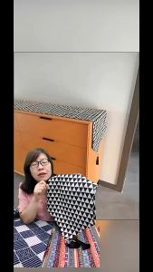 Taplak Meja Tamu Desain Triangular & Panjang