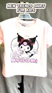 Summer Fashion Cotton T-shirt - Kawaii Printed Casual Tops for Kids Girls (Ages 1-10 Years)