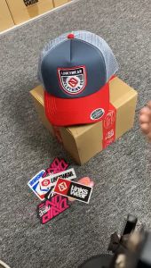 LINKSWEAR Trucker Hat Topi Jaring Pria Distro Bordir Timbul Warna Kombinasi All Variant