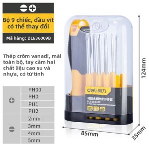 deli | Bộ Vít Đa Năng Có Từ