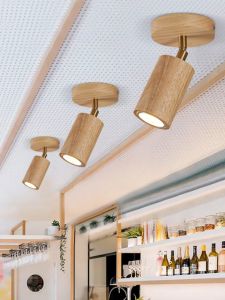 Pheashine | Rustic Industrial Zen Wooden Spot Rail Light