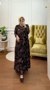 Baju Gamis Wanita / Dress Pakaian Perempuan - Dress Maxi