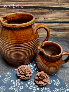 Handmade Guizhou Clay Tea Pot Side Handle Stove Top Tea Brewing Simple Retro Style for Home And Commercial Use