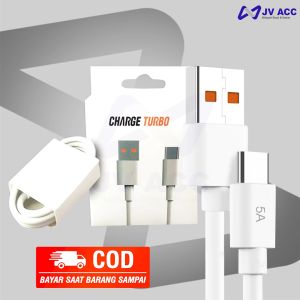 KABEL DATA XIAOMI MI 10 NOTE 9 PRO TYPE C TURBO CHARGE 5A SUPER FAST CHARGING