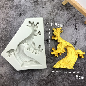 Shell Conch Fishtail Silicone Fondant Mold Starfish Shape Baking at Home Chocolate Epoxy Handicraft DIY