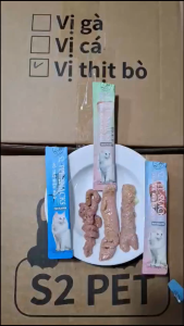 Combo Súp thưởng cho mèo S2 Pet Snack 15g giúp xương khỏetăng cân và giảm rụng lông S2Pet Nhàn Pet Shop