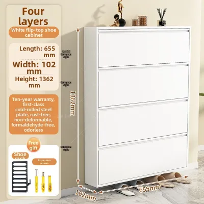 DIBIOU | Ultra-thin Home Entry Narrow Shoe Cabinet