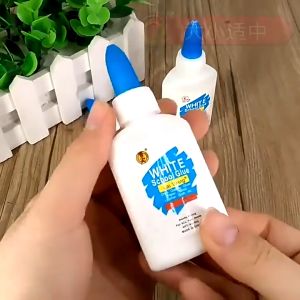 2 IN 1 White Glue 40g Student Hand Work School Supplies Office Supplies Stationary High Quality