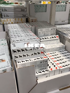 Hộp 25 túi zip lock thực phẩm 2.5L 1L và 0.3L IKEA