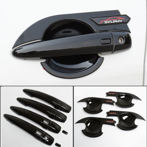 Inderle ABS Plating Car Door Armrests for Nissan Sylphy Pure Electricity Special Installation Supported