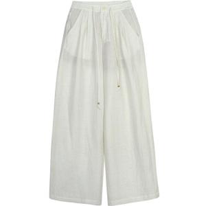 Korean Style Linen Loose Wide Leg Pants