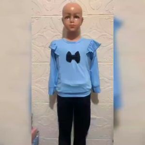 Pakaian Anak Perempuan Model Kerutan kekinian Terbaru Lengan Panjang/Set Yennie Kids 4 Ukuran S-XL
