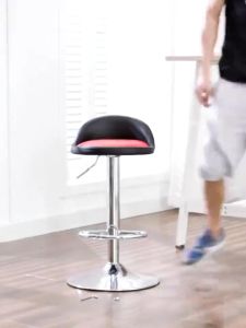 ORANGE Kursi Bar Hidrolik Barstool - Kursi Cafe Minibar Minimalis - Kursi Dapur Hidrolik Minimalis