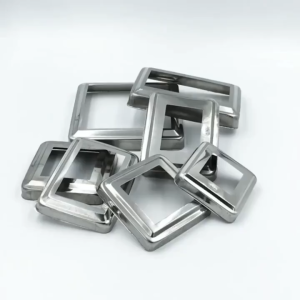 Stainless Steel Square End Cap Tubular Metal Furniture Footing Square Rectangular Scratch Resistant Anti-slip Protection