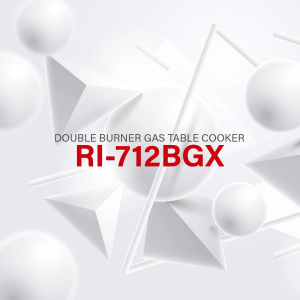 Rinnai RI-712BGX Double Burner Heavy Duty Gas Stove