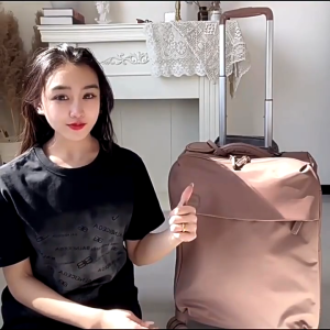 Airway Oxford Cloth Suitcase Ultra-Light Non-Woven Suitcase Only Weight 2.1KG canvas Universal Wheel luggage sailcloth Waterproof Suitcase Trolley case Travel Storage 20Inch Boarding Suitcase 24Inch Portable luggage organizer Gift traveling