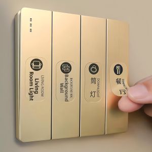 Glowing Decoration Switch Label