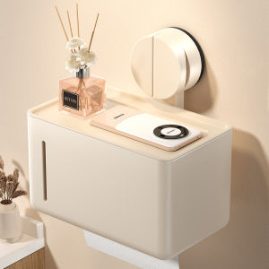 Baihan Bathroom Tissue Box Holder Toilet Paper Roll Stand Storage Rack Nordic Style Kitchen Utensils Pure Color Trend