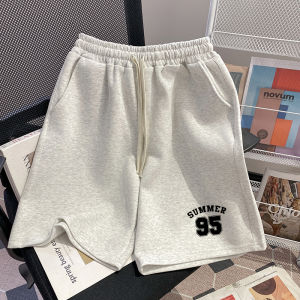 Mens Summer New Style Casual Loose Basketball Running Shorts Five-Point Pants Breathable Comfortable Polyester Cotton Blend