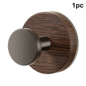 1-5pcs Walnut Wood Suction Cup Key Holder Wall-Mounted Storage Rack for Door Back Clothes Towel Hanger Cabinet Drawers Handle