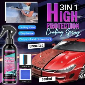Waterless Car Wax Polish Spray Car Maintenance Antifouling Cleaning Coating Spray Car Wash Kit Oil Film Cleaner