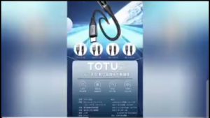 TOTU Data Cable CB7T Kabel Charger USB To Type C 30W 3A Braided 1 M